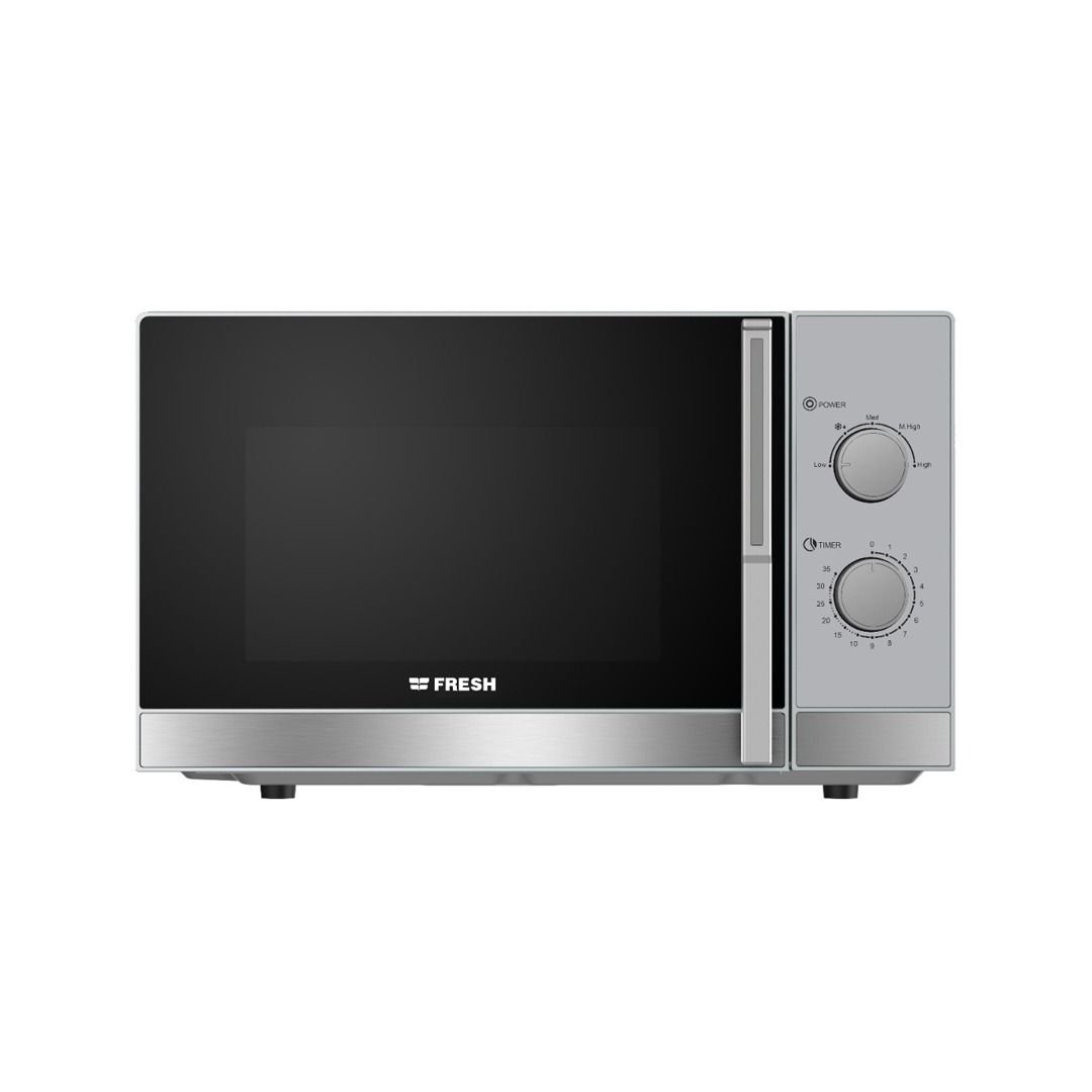ميكروويف فريش، 25 لتر، 800 وات، FMW-25MC-S -( فضي اسود) كود(20525 )