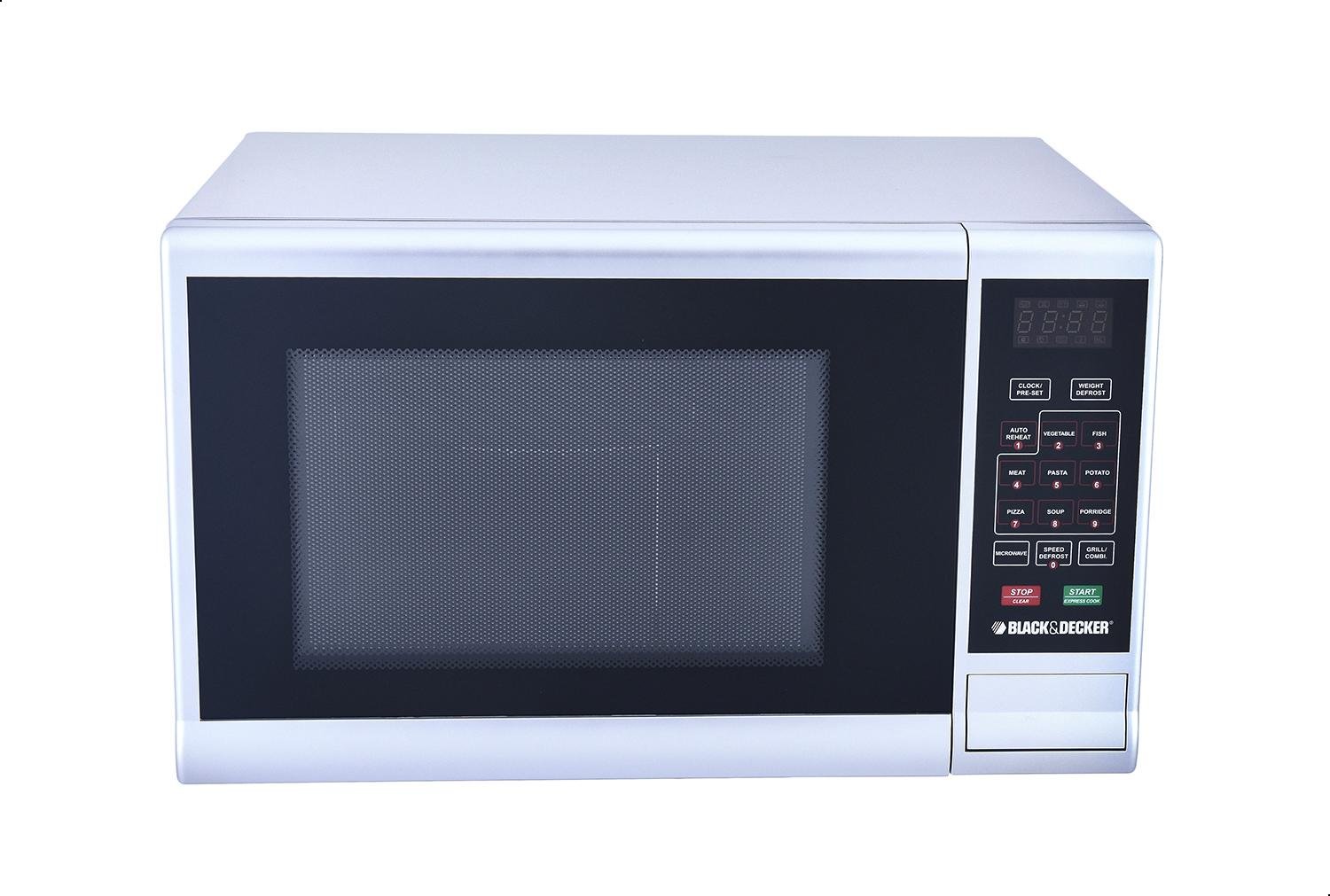 ميكرويف بلاك اند ديكر 30 لتر 900 وات بشواية MZ3000PG-B5 ديجيتال -( سيلفر)