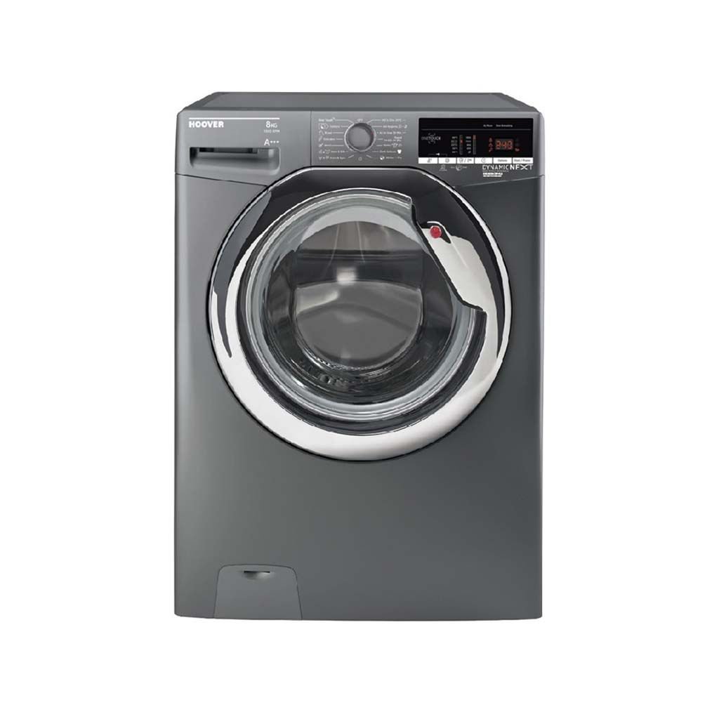 غسالة ملابس هوفر فول أوتوماتيك 8 كجم (سيلفر) DXOA38AC3R-ELA