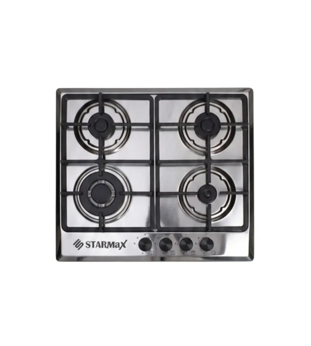 مسطح بلت إن ستار ماكس 60سم 4شعلة غاز امان كامل ستانلس  SM-60T-HOB-S