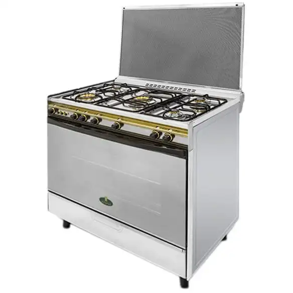 بوتجاز كريازي غاز طبيعي 5 شعلة 90*60 سم حوامل زهر ستانليس Oven 90FC9/1 SMART
