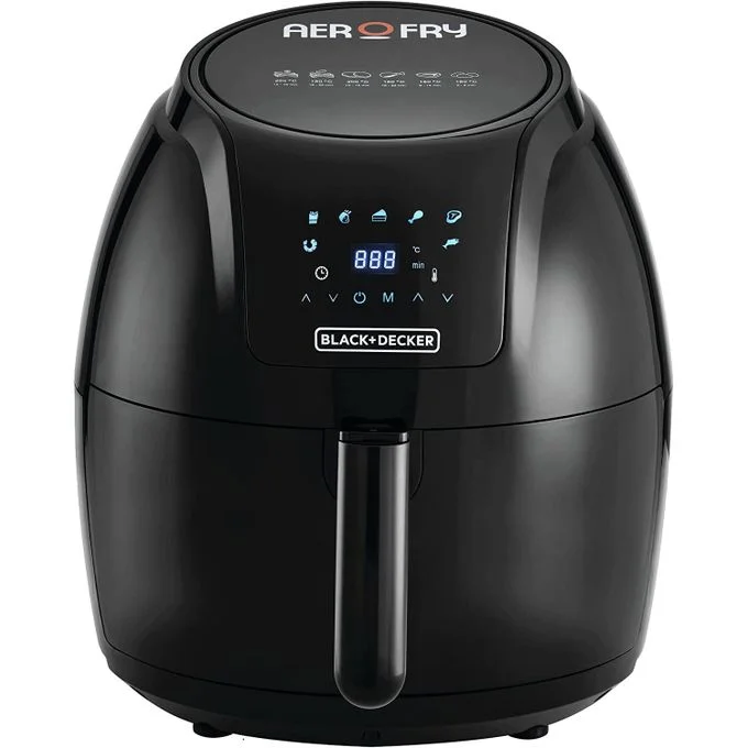 AF625-B5 – قلاية هوائية بلاك اند ديكر اكس لارج سعه ٧ لتر- 1800 وات ، اسود