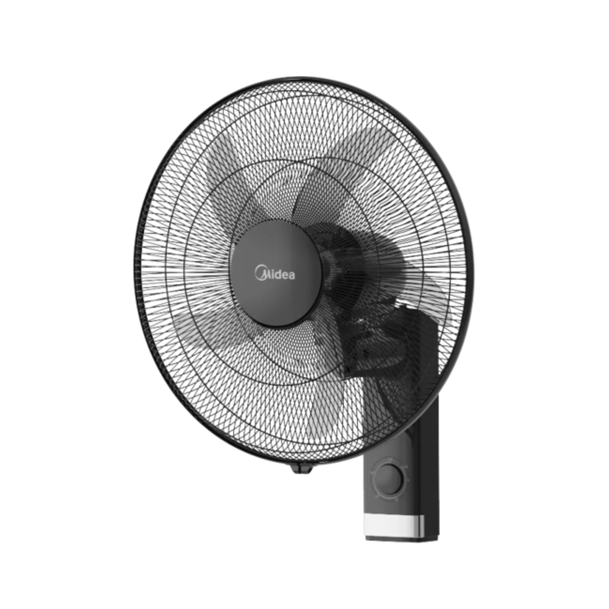 مروحة ميديا حائط 18" بشبك معدني أسود FW45-25M-BK