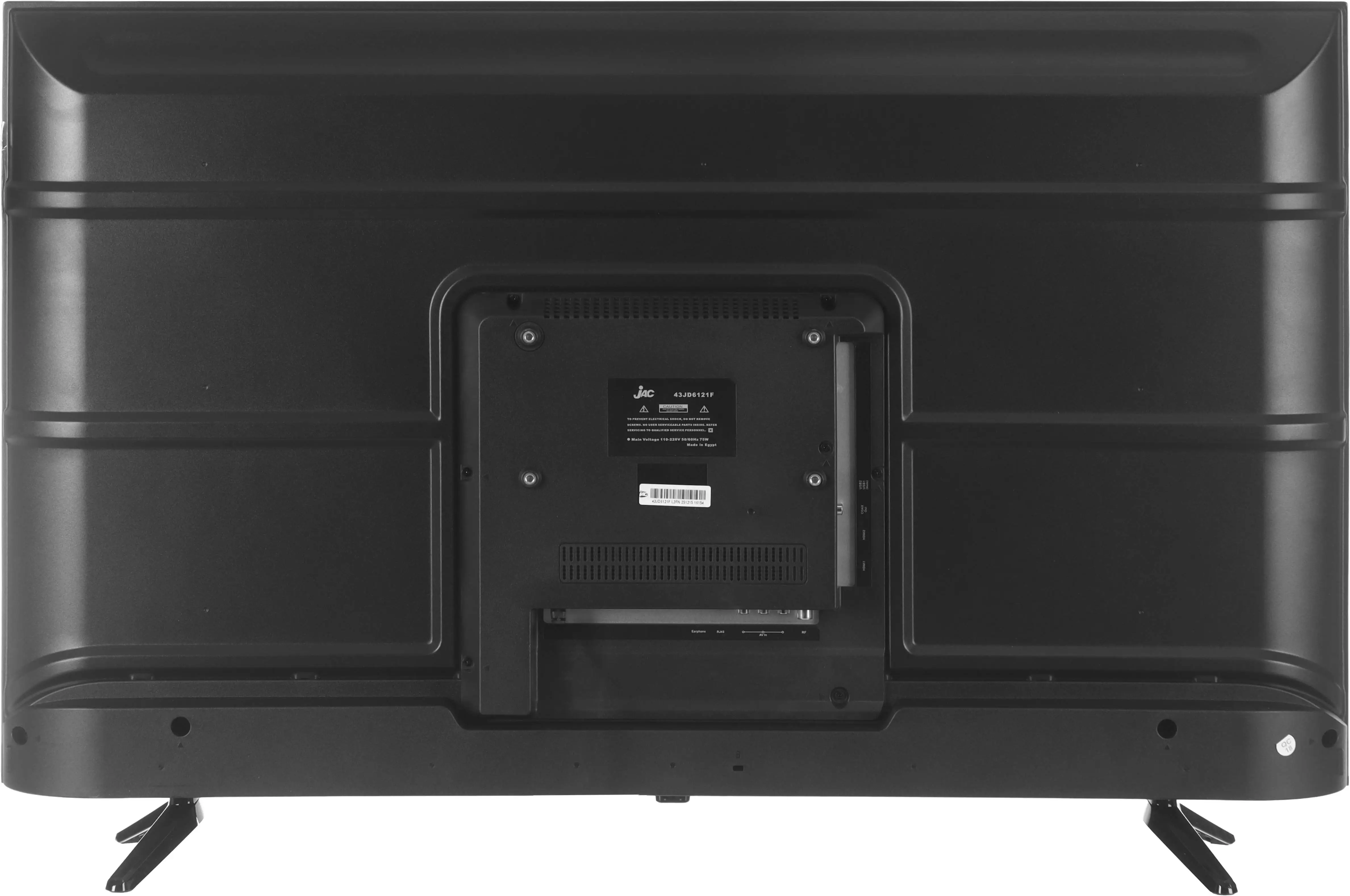 سمارت جاك، 43 بوصة، بدون فريم ، 43JD6121F ،LED ،FHD - اسود