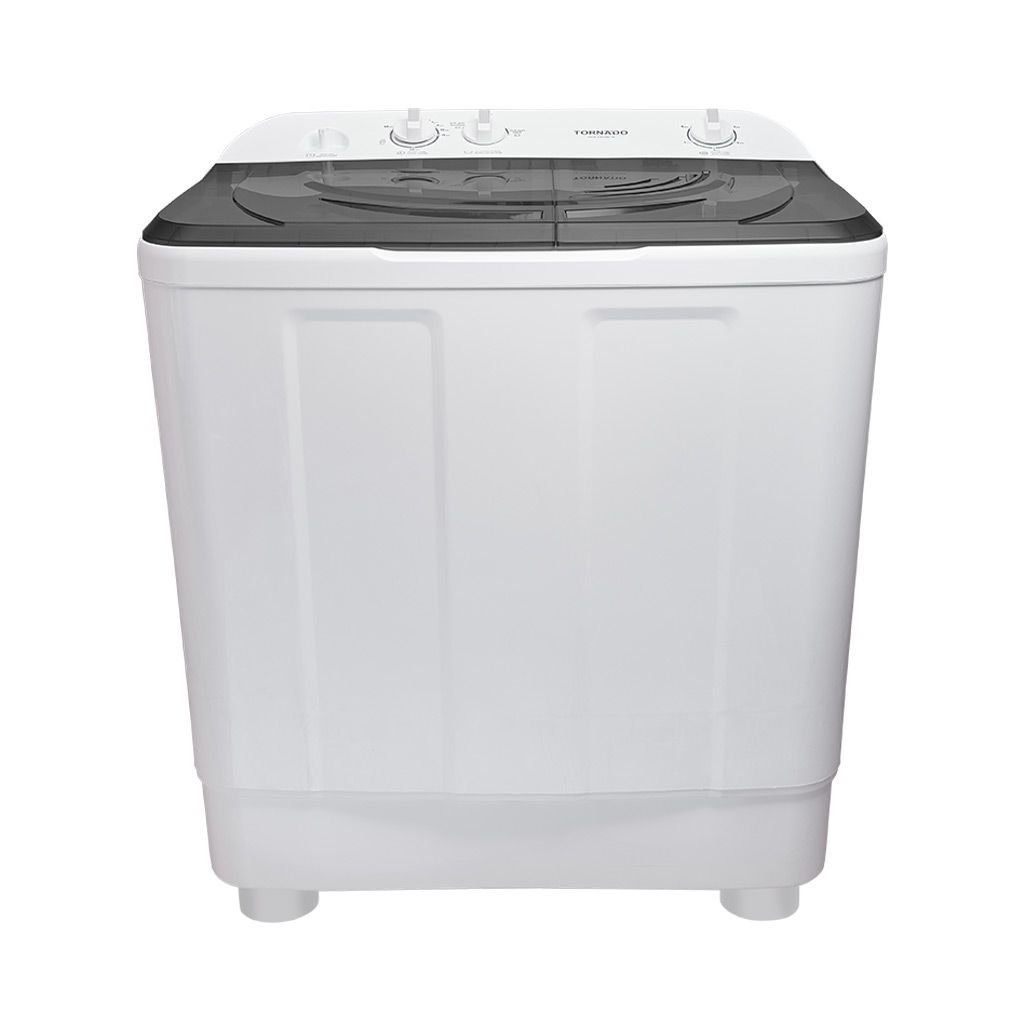 غسالة هاف تورنيدو نصف أوتوماتيك 10 كجم طلمبة (أبيض × أسود) TWH-Z10DNEP-W(BK)