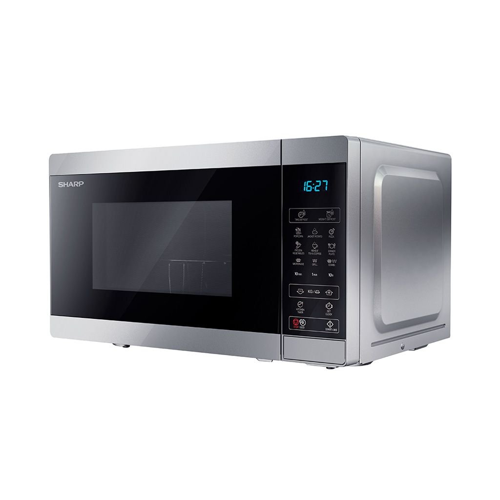 ميكروويف شارب شواية 25 لتر 900 وات 6 قوائم (سيلفر) R-250MGR-SL2