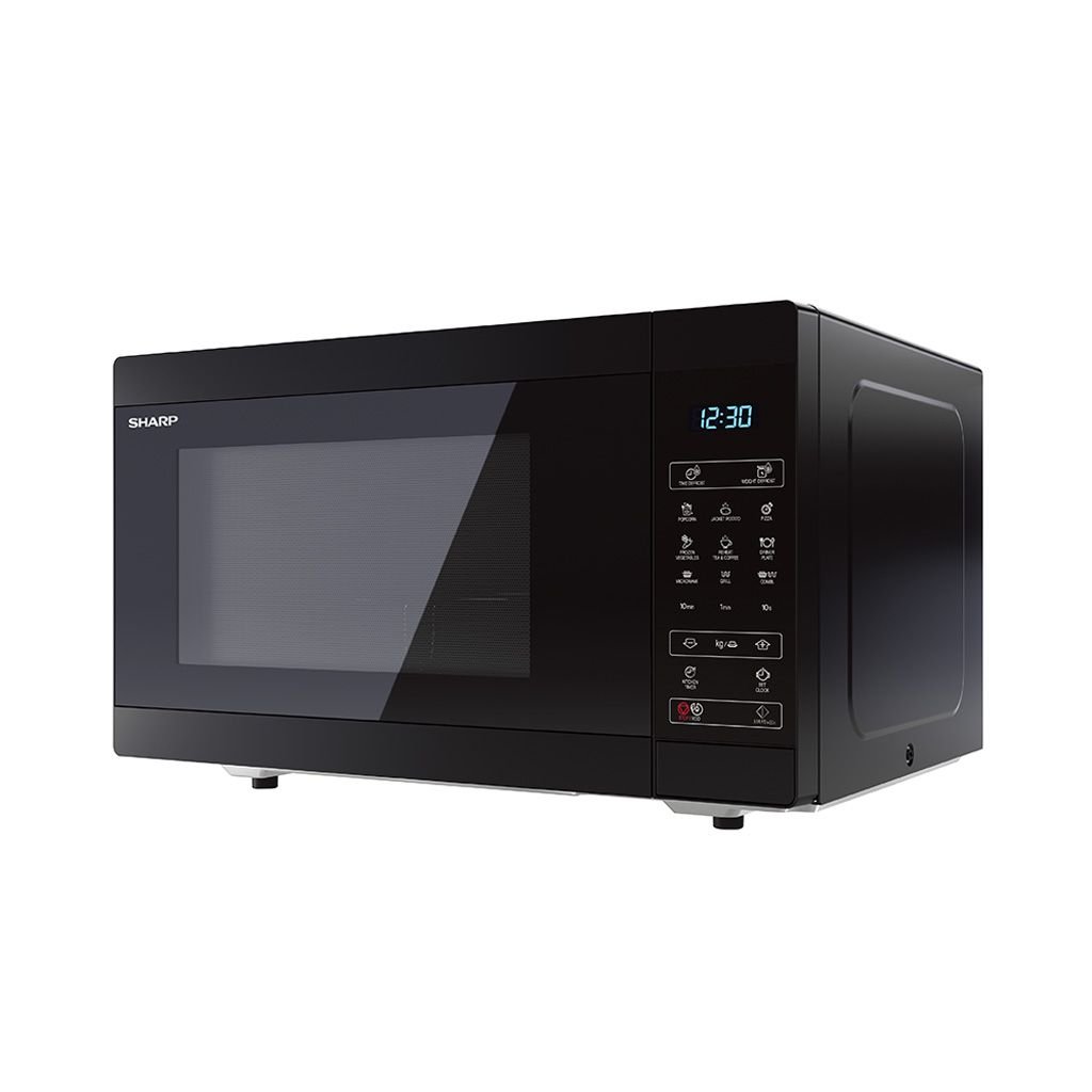 ميكروويف شارب شواية 25 لتر 900 وات 6 قوائم (أسود) R-250MGR-BK2